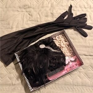 Flapper Wig and Accessory Set